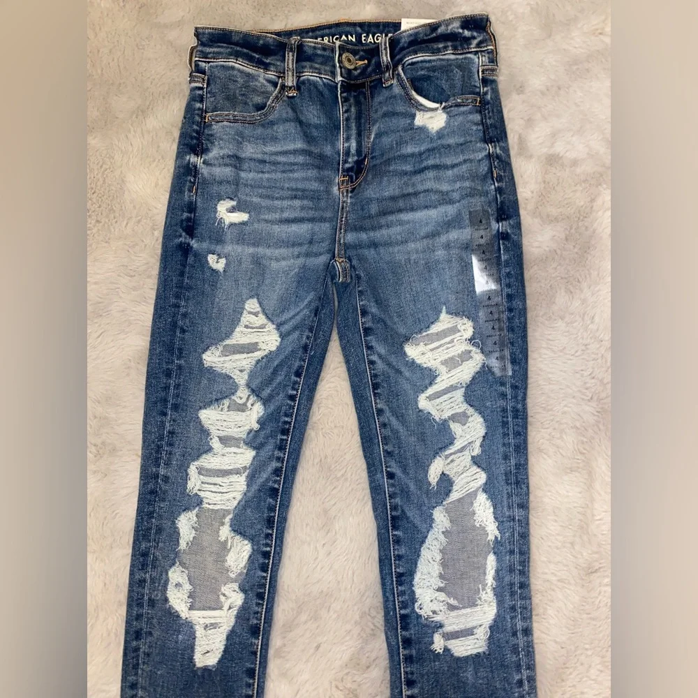 NWT American Eagle Ne(x)t Level Stretch Hi-Rise Jeggings - Picture 2 of 4